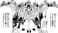 Hakuei with more than 100 of her Household members