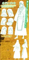 Ja'far's Anime design in a magazine