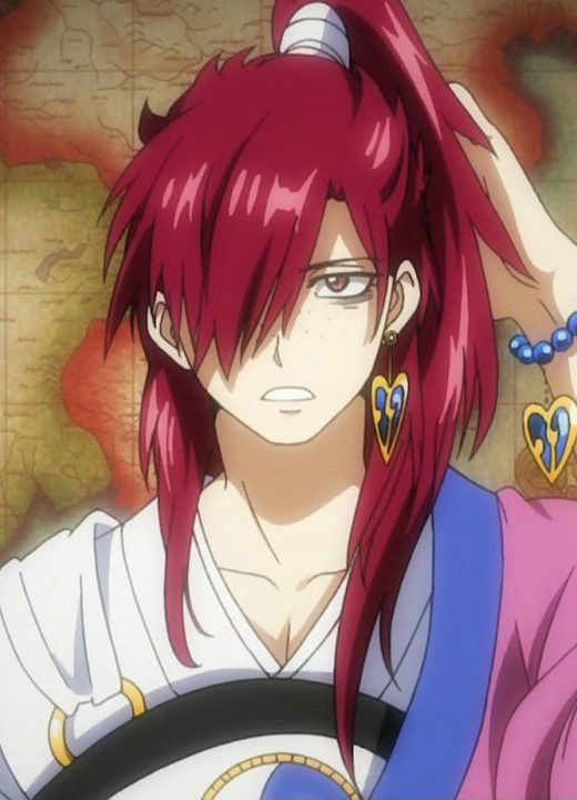 Anime: Magi: The Kingdom of Magic Koumei Ren uses his Djinn Equip to t