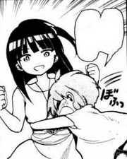 Nadja abraza a Morgiana