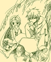 Judar and Aladdin.png (121 KB) Aladdin and Judar in Websunday Backstage Vol.69