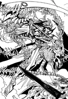 Hakuryuu in Belial Djinn Equip