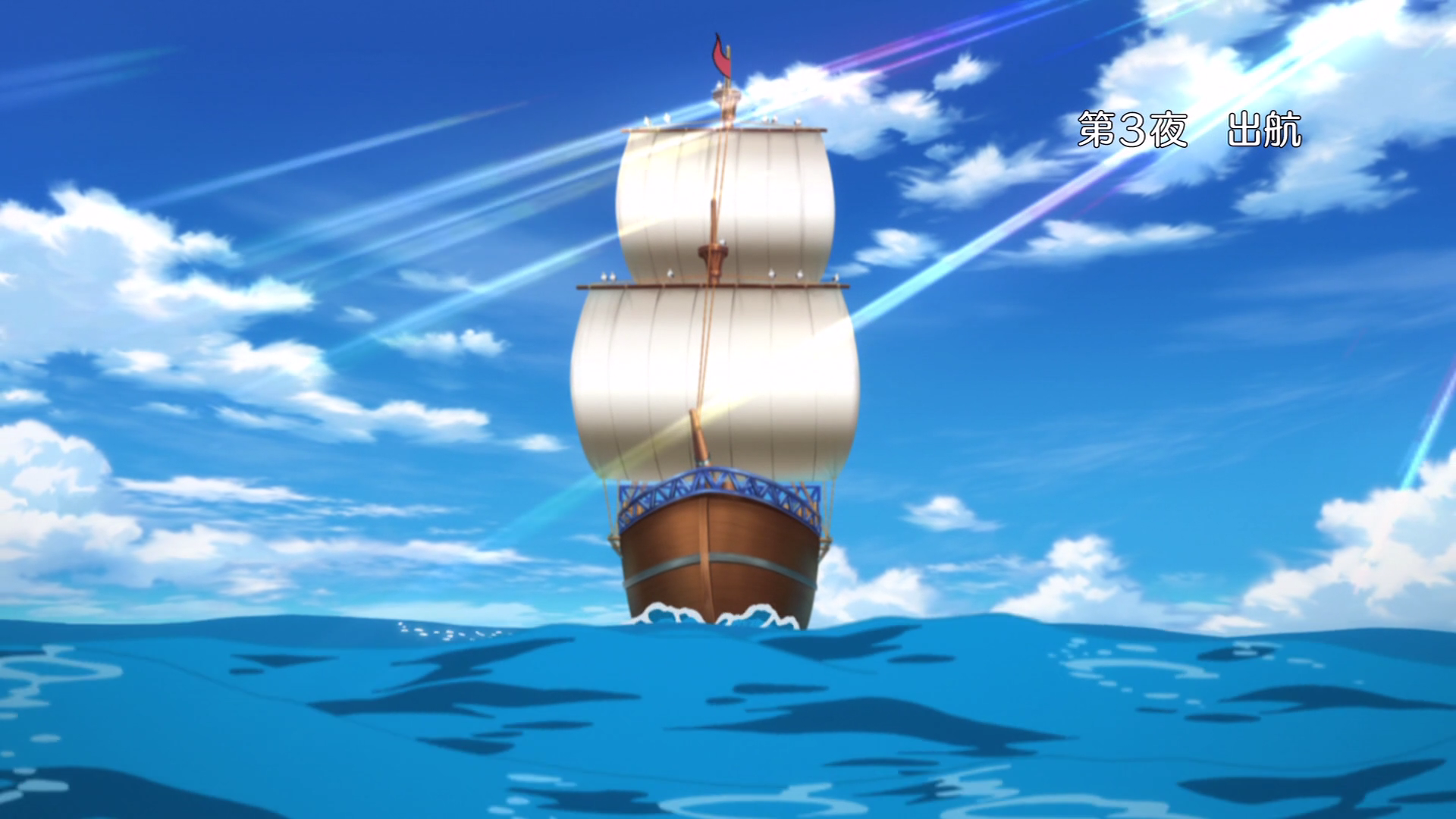 Anime Boat HD Wallpaper