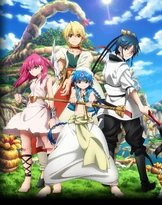 Charaters-01.png (2.03 MB) Aladdin, Morgiana, Hakuryuu and Alibaba on a Promotional Poster