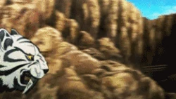 Morgiana displaying her strength