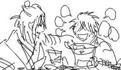 Judar and Kouen tegaki