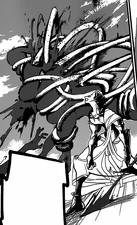 Hair snakes eating a Black Djinn