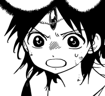 Aladdin's reaction to Kouen's appearance