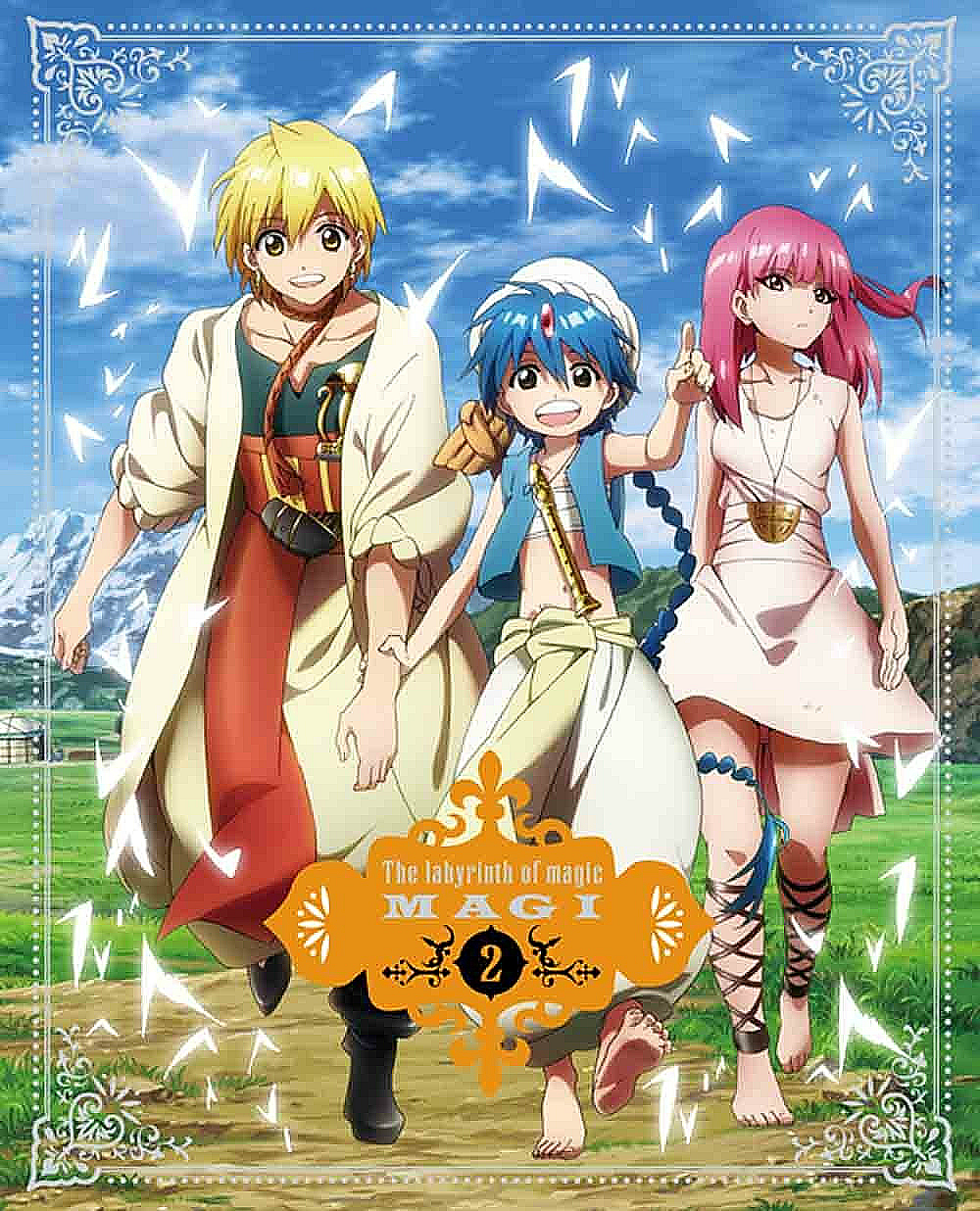 Magi The Labyrinth & Kingdom of Magic Complete Anime Series Blu