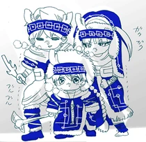 Alibaba, Aladdin and Morgiana in Websunday Backstage Vol.124