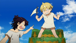 Young Cassim and Alibaba