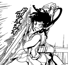 Toto Manipulating her Magoi