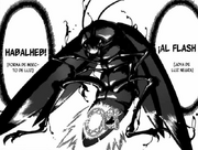 Apollonius usando su magia extrema