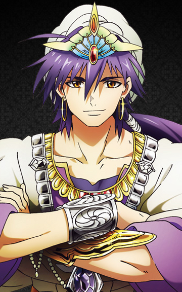 Anime Magi Series : Labyrinth of Magic, Kingdom of magic, Sinbad