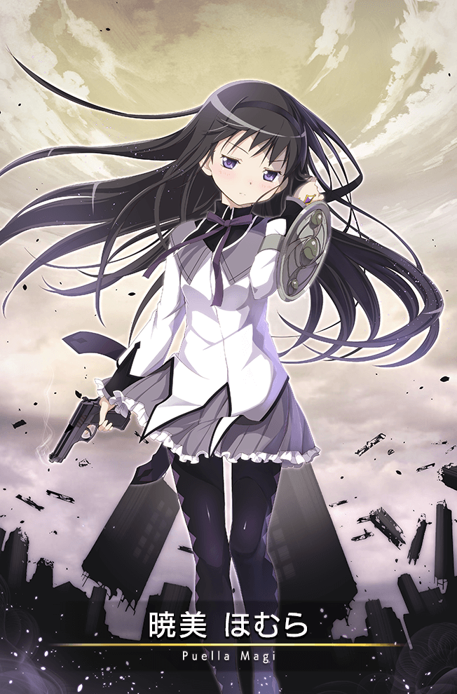 Puella Magi Madoka Magica Anime Dictionary Art Homura Akemi Poster Picture