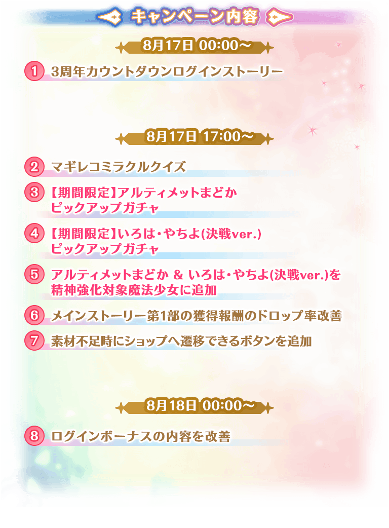 3rd Anniversary Campaign Magia Record English Wiki Fandom 3rd Anniversary Campaign Magia Record English Wiki Fandom
