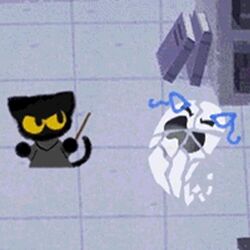 Today's Google Doodle game lets you become a magic cat that kills