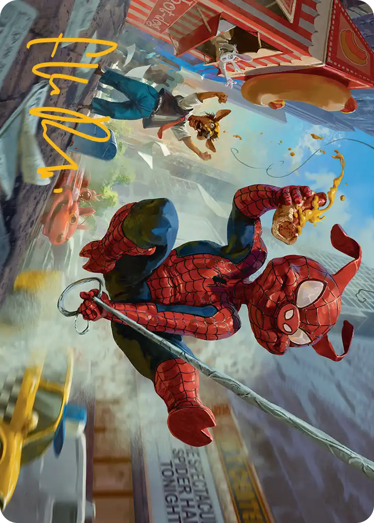 Spider Ham Peter Porker (Art) Magic: The Gathering Marvel #39 s Spider