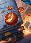 Pumpkin Bombs Art Card