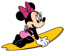 minnie mouse pool clipart