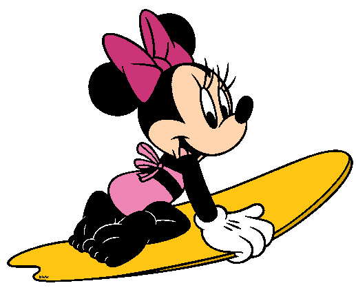 minnie mouse swimming