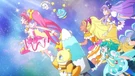 03-22.jpg (190 KB) Promotional art of Star☆Twinkle Pretty Cure group using the Miracle Lights