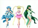 Mermaid Melody Luchia, Hanon and Rina using the Pichi Pichi Voice Live Start2