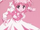 Nanoha in her transformation (opening)