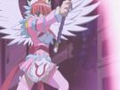 Magical Angel Carmein (Canan mode) using her attack