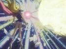 Magical Princess about to summon the Bird Shield