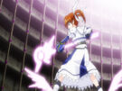 Nanoha changing to Cannon Mode