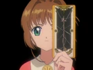 Sakura using the Sword Card