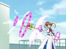 Nanoha using the Divine Buster