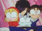 Chacha, Riiya, Shiine and Teacher Rascal