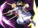 Nanoha and Fate sealing a Jewel Seed