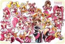 Poster Precure All Stars Pink