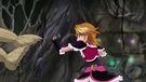 Cure Black punching the Puppet