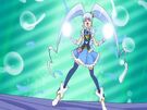 Cure Princess using the Princess Explosion Bomber attack