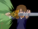Syaoran using his Wind Card