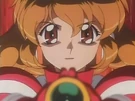 Corrector Yui summoning her weapon (Fire Element Suit)