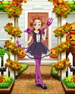 Puzzlun 4 Saki 003.png (832 KB) Dressed up as a devil for Halloween