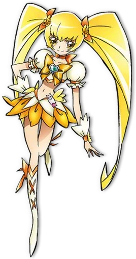 Heartcatch Pretty Cure! Cure Sunshine DS pose