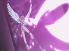 Magical Angel Carmein (Canan mode) using her attack