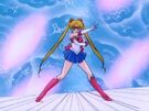 Sailor Moon in her speech