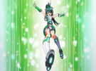 Wakaba in her transformation