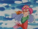 Marine using her magic (mermaid)