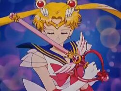 Sailor Moon SuperS Super Sailor Moon in the Opening
