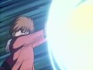 Seiya using his attack