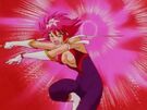 Cutie Honey using her sword