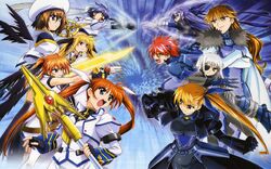 Fate yagami hayate subaru numbers magical girl lyrical nanoha mahou shoujo strikers vivio takamachi testarossa harlaown nakajima teana lanster nove ginga quattro desktop 1920x1200 wallpaper-389161